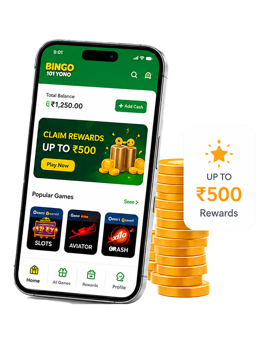 Bingo 101 Yono app banner